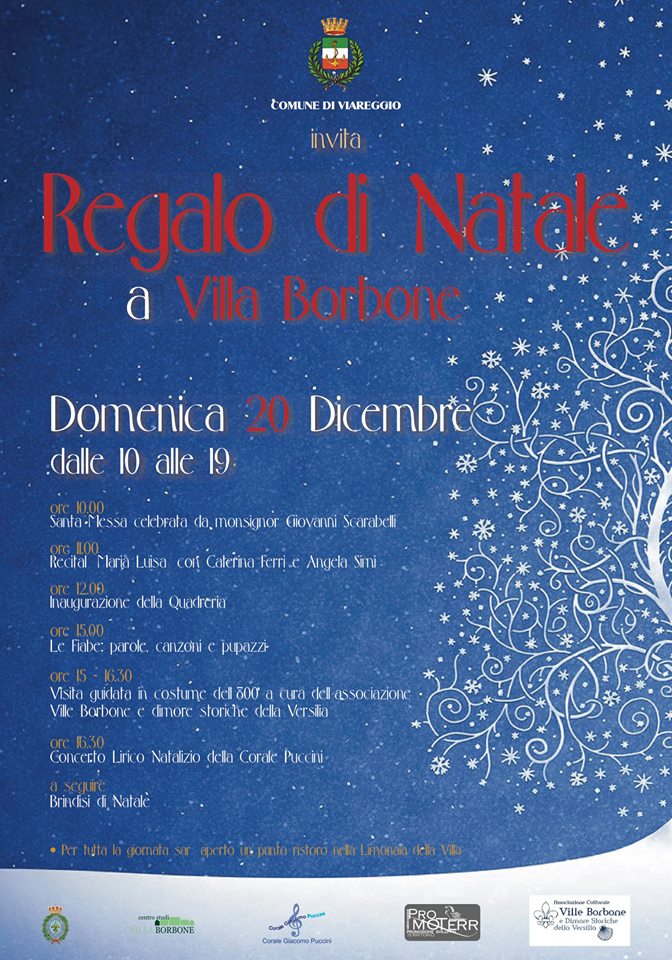 Regalo di Natale a Villa Borbone